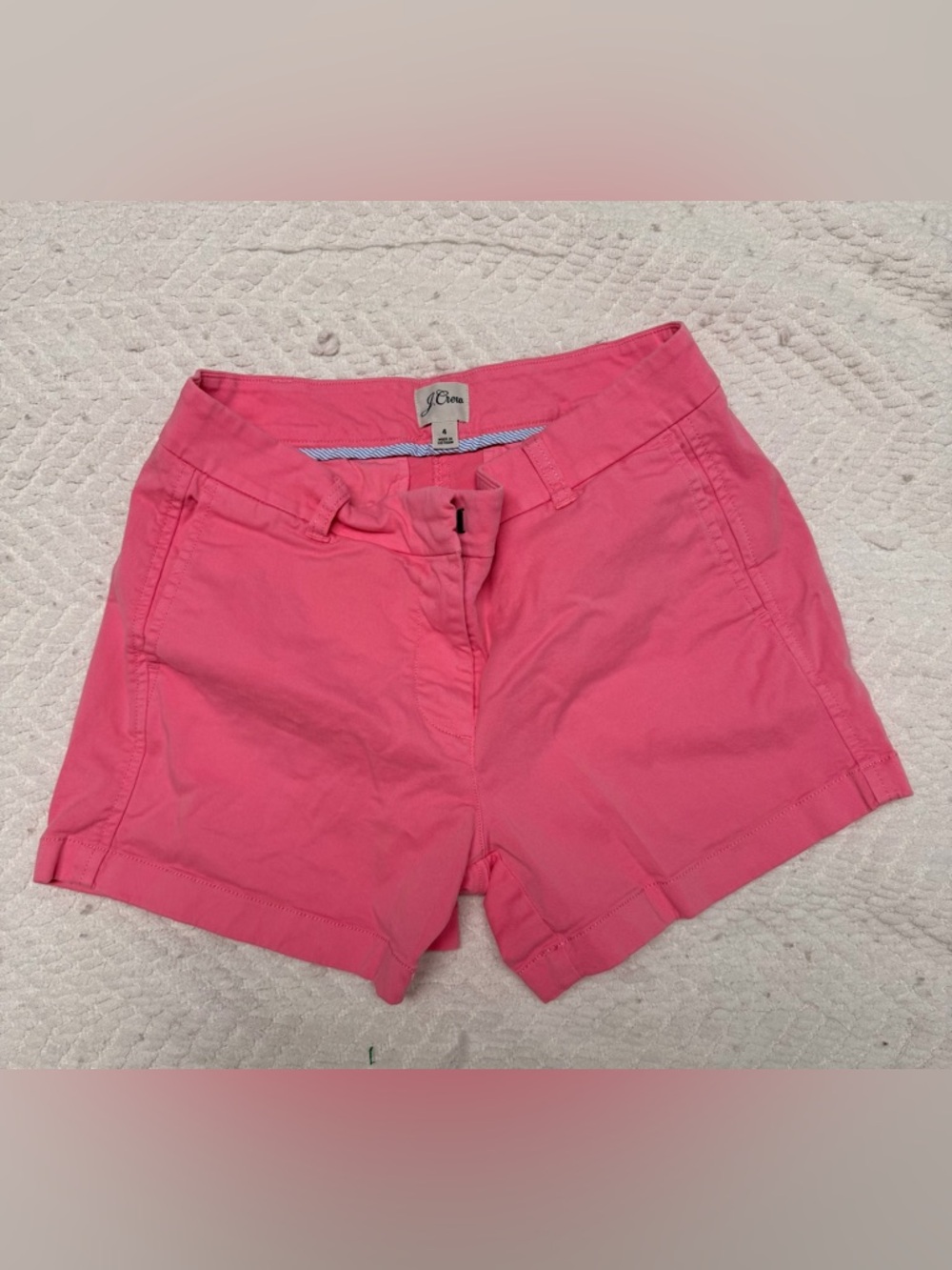 J. Crew Coral Pink Women's Cotton Blend Shorts
